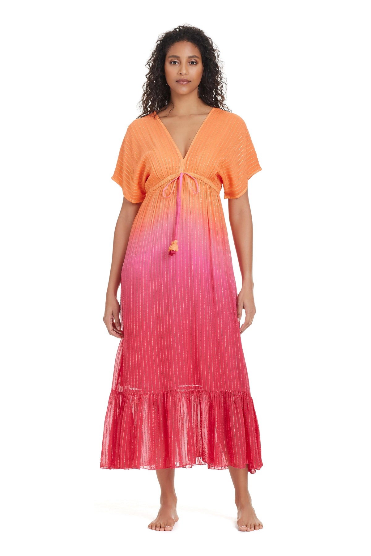 The New Ombre Maxi Dress in Sunset Blush - Bleu Rod Beattie