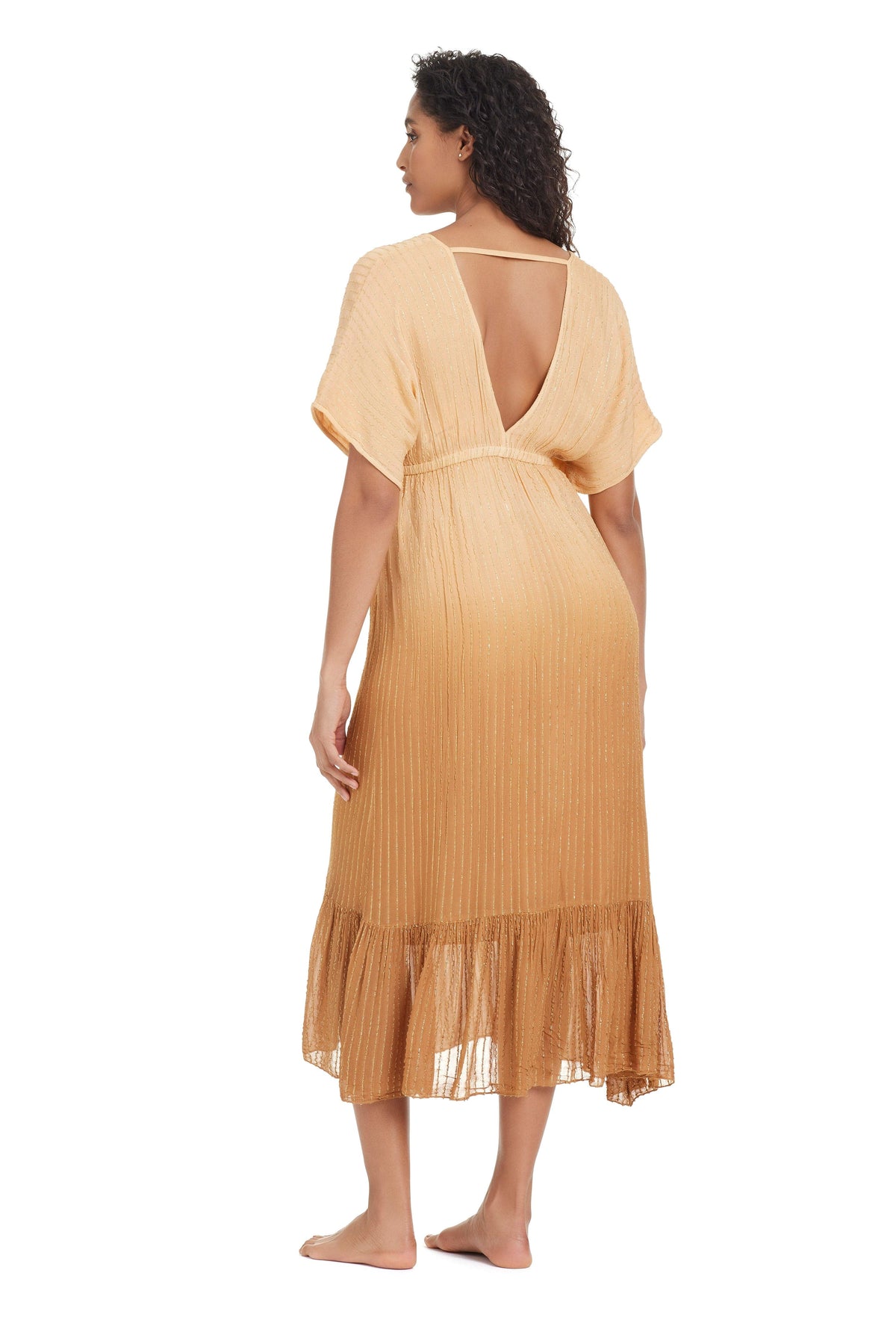 The New Ombre Maxi Dress in Sand - Bleu Rod Beattie