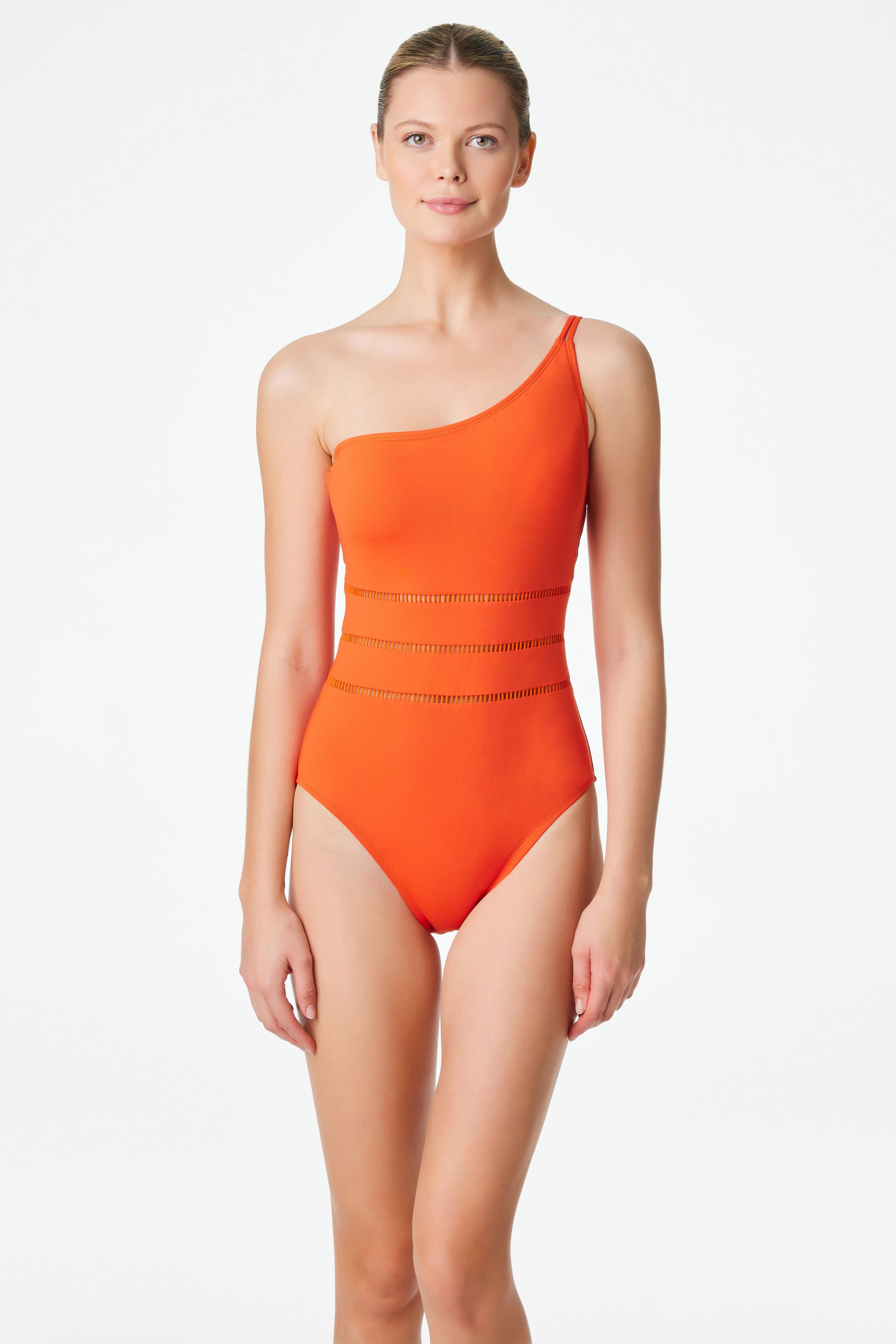 Behind the Seams One Shoulder One Piece Swimsuit