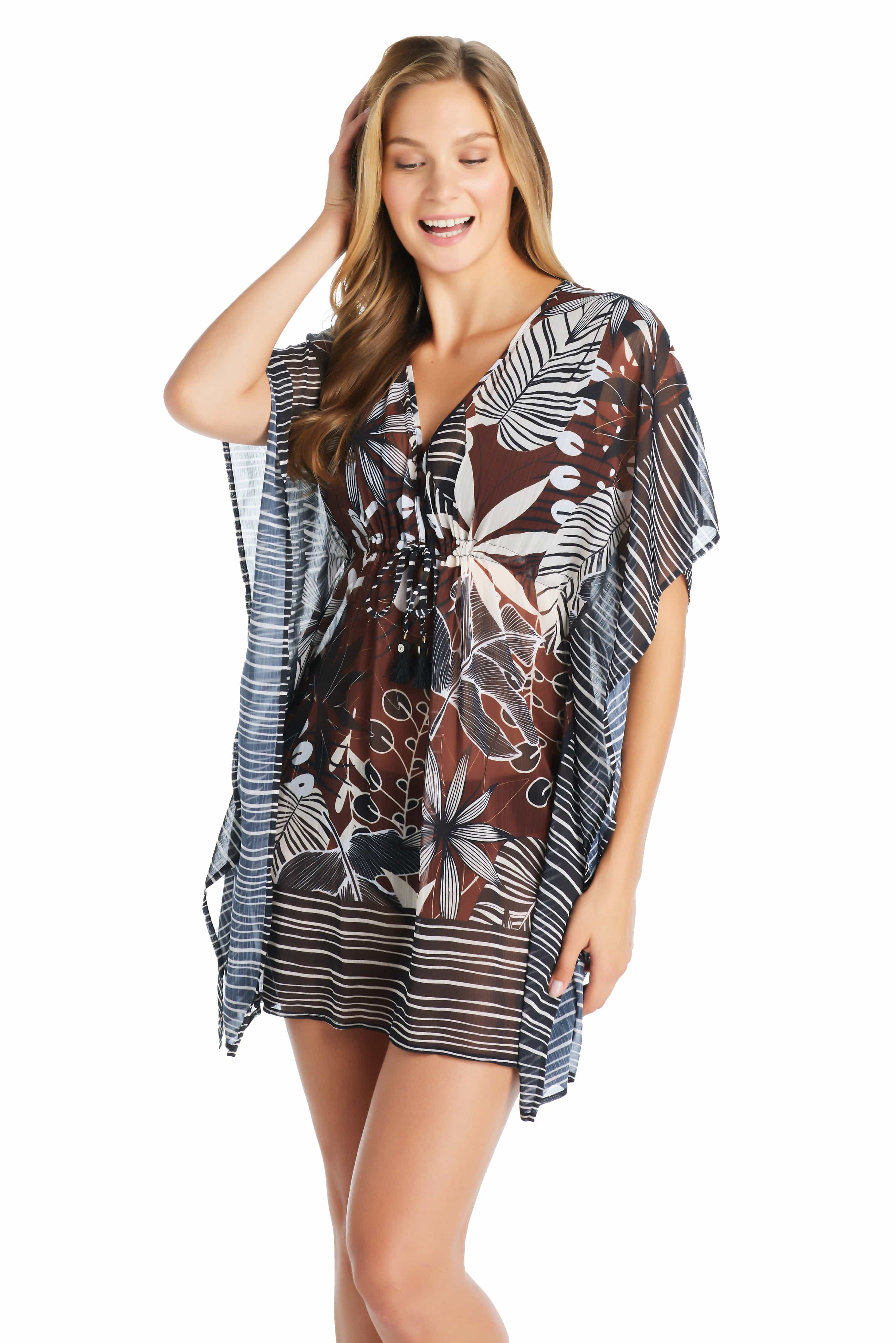 Bold Moves Caftan Swimsuit Cover Up