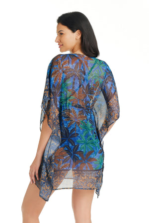 By The Sea Caftan Swimsuit Cover Up - Bleu Rod Beattie