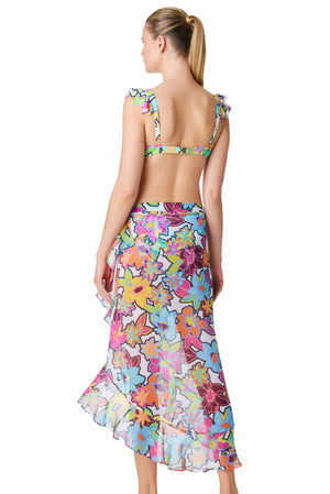 Chiffon Pareo, Swim Cover Up, CC - Bleu Rod Beattie
