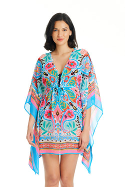 Get Happy  Swimsuit Cover Up - Bleu Rod Beattie